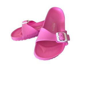 Birkenstock Women’s Madrid Style Pink Plastic Slides Size 40